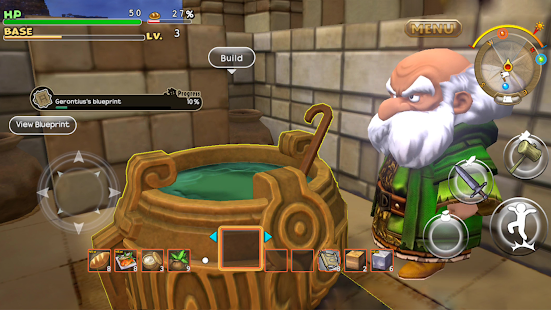 Schermata di DRAGON QUEST BUILDERS