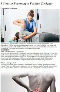 Chiropractic Adjustments Care
