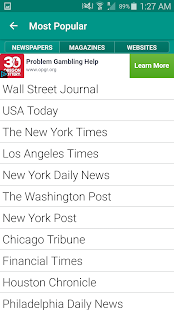 Zeitungen (World Newspapers) Screenshot