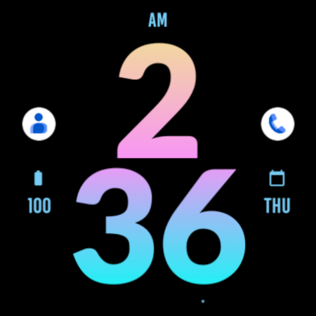 Big Summer Watch Face screenshot 4