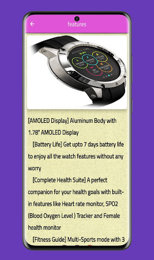 Titan Smart Watch guide Screen 3