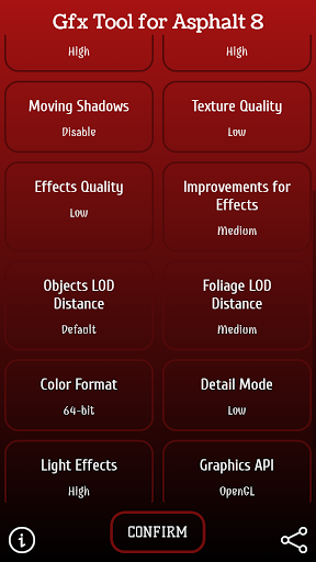 GFX TOOL FOR ASPHALT 8