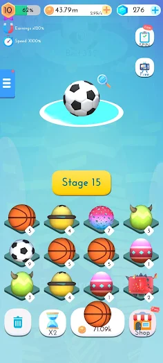 Bounce Ball: Merge Tycoon - Screenshot 1