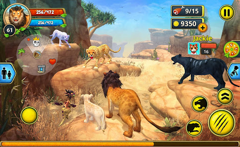 Screenshot 14 Sim de clán de leones online:  android
