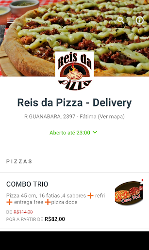 Android application Reis da Pizza - Delivery screenshort