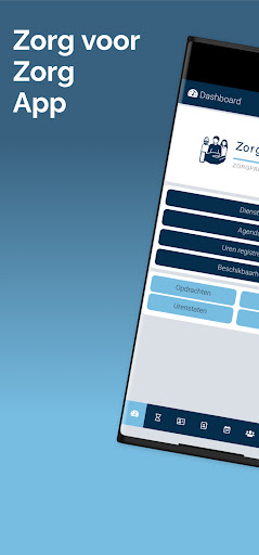 Android application Zorg voor Zorg screenshort