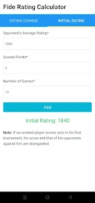 Fide Chess Rating Calculator – Apps on Google Play