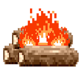 8-bit Holiday Fireplace Lite icon