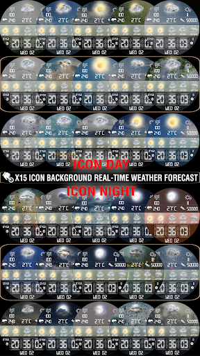 N-SPORT756 Weather DigitalFace screenshot 4