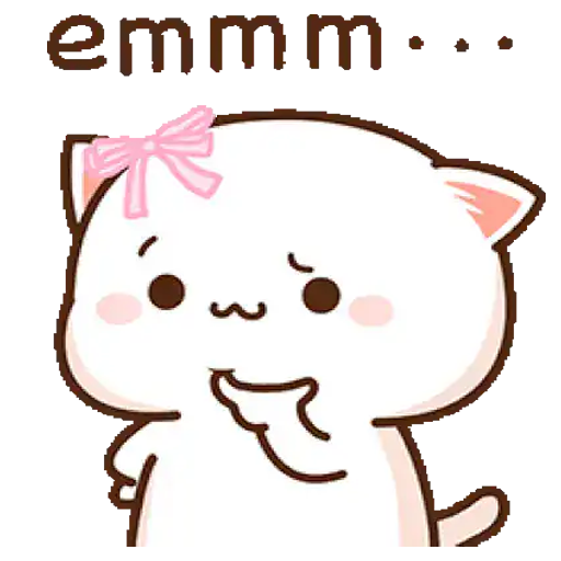 Wasticker Animated Mochi Cat  Icon