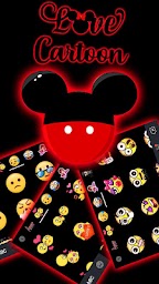Love Cartoon Doodle Keyboard Theme