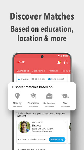 Lingayath Matrimony App Screen 3