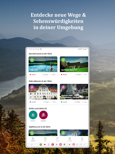 Screenshot of KOMPASS Outdoor & Hiking Maps