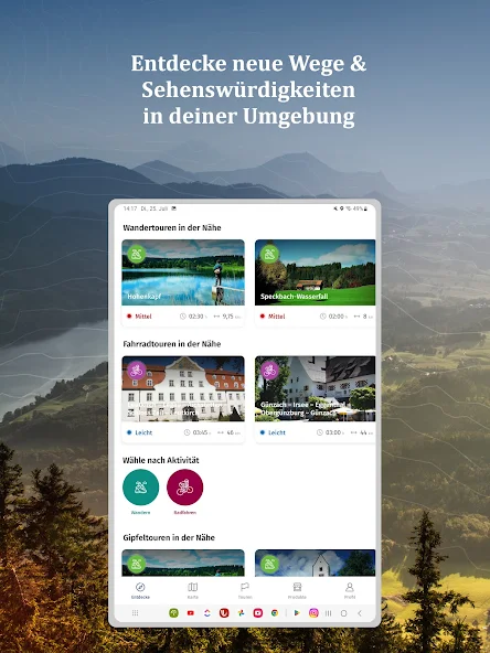 KOMPASS Outdoor & Hiking Maps UI shots 14