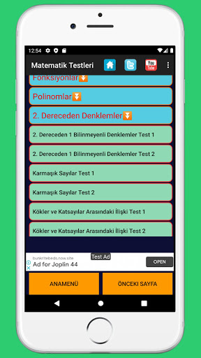 10. Sınıf Tüm Dersler Test Çöz Screen 2