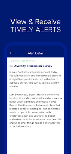 Baptist Health EmployeeConnect Screen 3