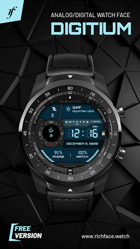 Digitium Watch Face Screen 2