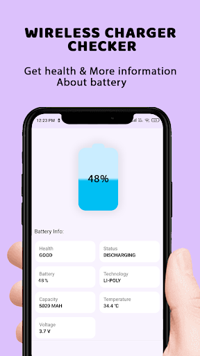 Wireless charger checker