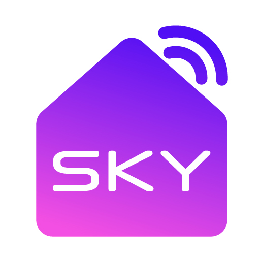 Sky. Smart home and services. Logo