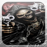 Grim Reaper Fire Guns LWP icon