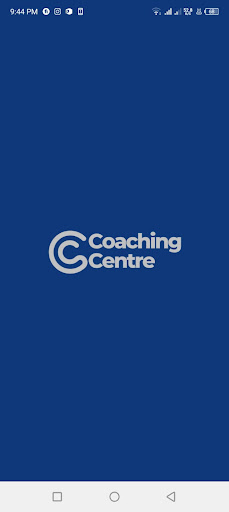 Android application Coaching Centre screenshort
