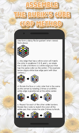 Android application CubeSolver Pro - CFOP Method screenshort
