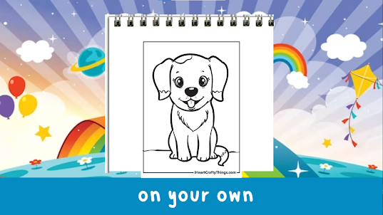 dog coloring