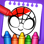 Cover Image of ดาวน์โหลด Drawing Games: Paint And Color  APK