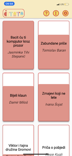 Android application Čitata screenshort