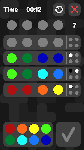 Android application Mastermind screenshort