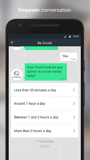 Android application Upinion screenshort