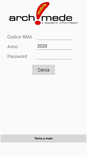 Archimede Services Screen 2