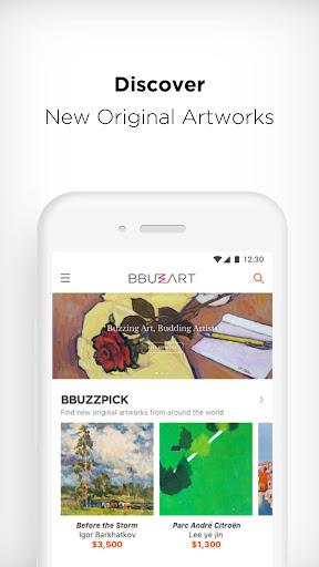 Android application BBuzzArt: Sell & Buy Fine Art, screenshort