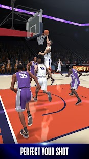 Captura de pantalla del juego de baloncesto NBA NOW Mobile