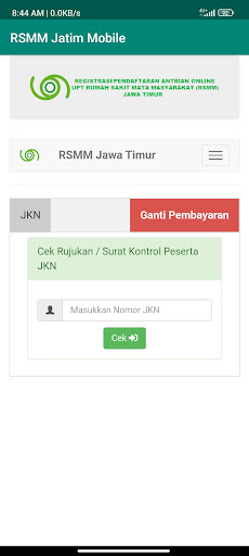 RSMM Jatim mobile Screen 3