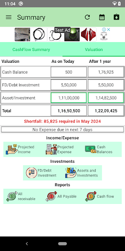 Personal Finance Screen 2