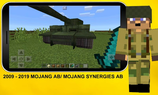 Android application Addon War Tank for Minecraft screenshort