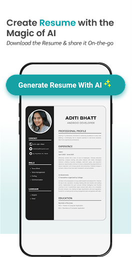 JollyHires: AI Resume & Jobs Screen 2