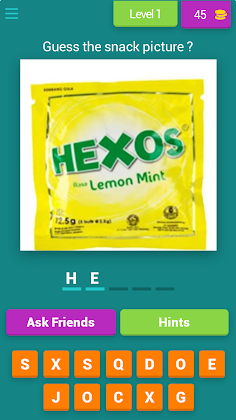 Guess the snack picture - Screenshot 1