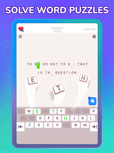 Screenshot of Worder: Logic Word Search Game