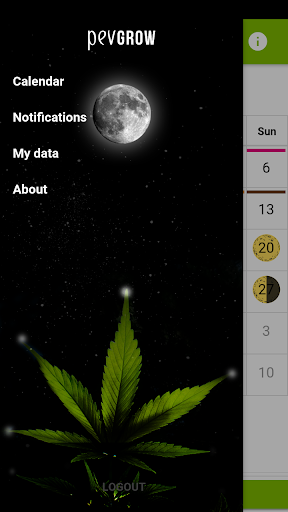 Marijuana Lunar Calendar Screen 2