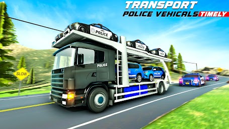 Police Cargo Truck Offroad 3D