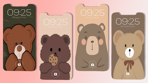 Cute Bear Wallpaper Screen 2