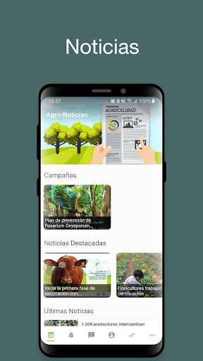 Android application AGRO Móvil screenshort