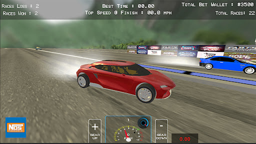 Android application Drag n Shrag- Real Drag Racing screenshort