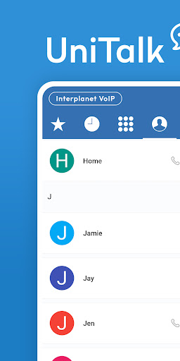 Android application UniTalk Mobile screenshort