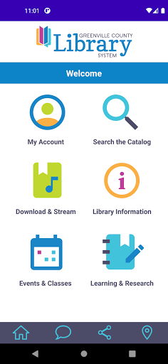 Android application Greenville County Library (SC) screenshort