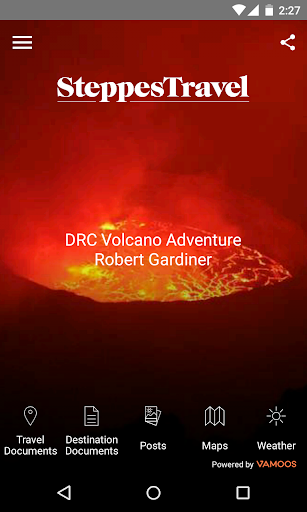 Android application Steppes Travel screenshort