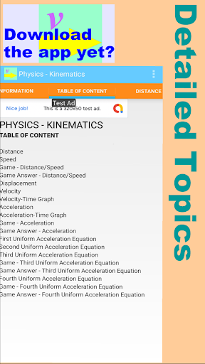 Physics Book - Kinematics Screen 2