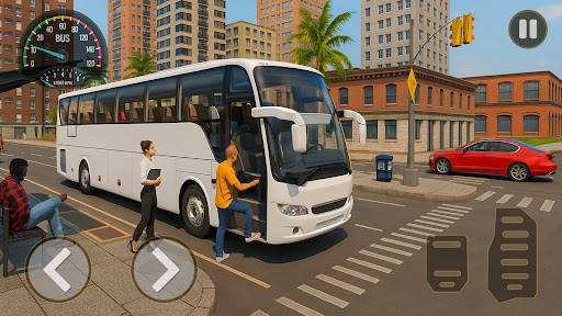 City Bus Games Driving Sim 3D ekran görüntüsü